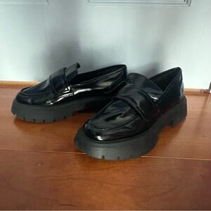 Black Chunky Loafers
